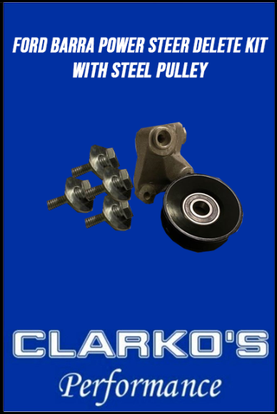 Ford Barra Power Steering Delete kit Steel Pulley
